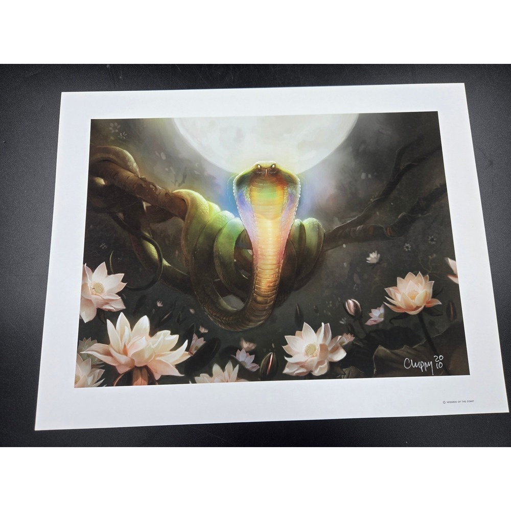 Magic The Gathering Lotus Cobra Art Print Clint Cearley SIGNED 2018 MTG 8x10